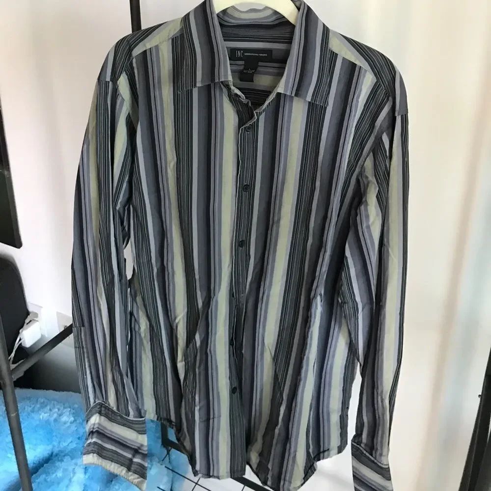 INC Mens Dress Shirt - Large - Worn Once Excellent
